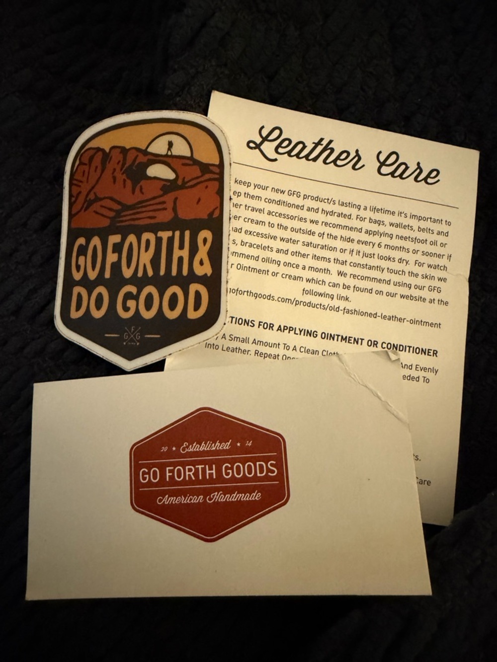 Go Forth Goods Large Celeste ~Mocha 
Dark hide-very smooth - Picture 11 of 11